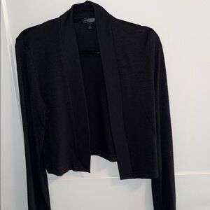 Banana Republic Black Open-Front Cardigan
